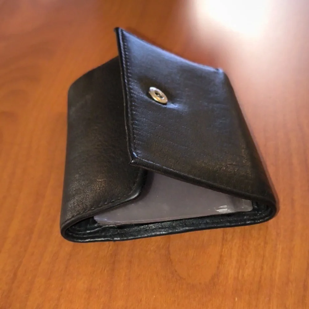 Buxton Velvet Touch Cowhide Leather Flip French Purse Wallet Women’s